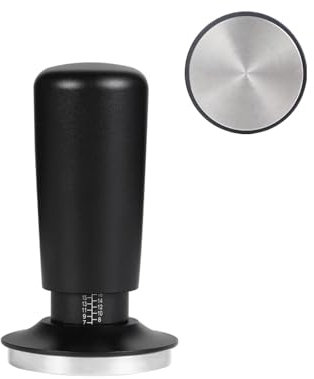 53mm Espresso Coffee Tamper, Spring Loaded Coffee Tamper 53mm with Stainless Steel Base, 53mm Tamper Tool for Espresso Machines, Barista Tool