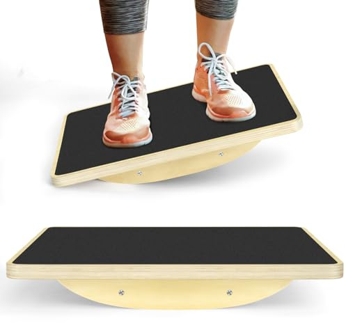 Wobble Balance Board for Standing Desk, Standing Desk Mats, Rocker Board, Office Accessories, Wobble Boards for Core Training, Gym Home Workout ect
