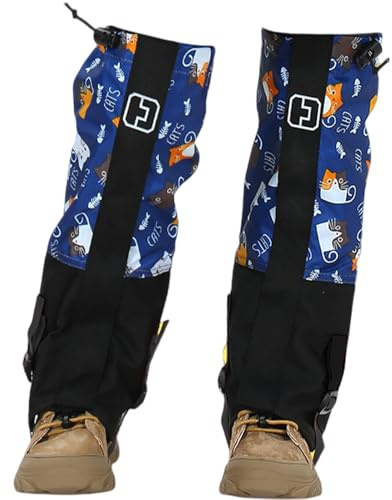 Keyubria Leg Gaiters for Kids - Outdoor Leg Gaiters Kids Snow Boot Covers,Breathable Protectors for Winter Outdoor Hiking Trekking Camping Farm Youth Teens Children Toddler Girls Boys