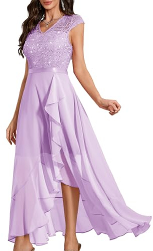 Bbonlineklänning, aftonklänning, elegant för bröllop, glitterklänning, chiffong, examensklänning, lång, festlig brudklänning, spets, fest, cocktailklänning