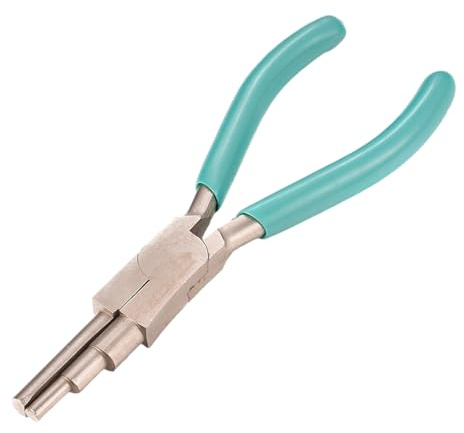 Pinces À Bijoux - Matériel De Précision Avec Poignée Ergonomique - Pinces de Sertissage et de Cintrage pour Réparation à Prise Ergonomique,Pour Colliers, Perles, Boucles d'Oreilles, Réparation Et