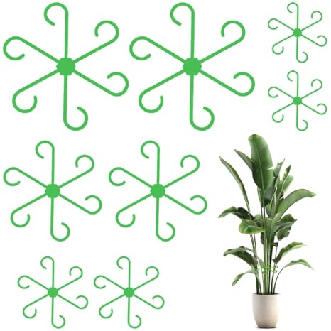 YIPFEN Plant Stands Set of 8 Plant Stands Suitable for Flowers, Roses, Philodendrons and Climbing Plants, Plant Stands for Indoor and Outdoor Use