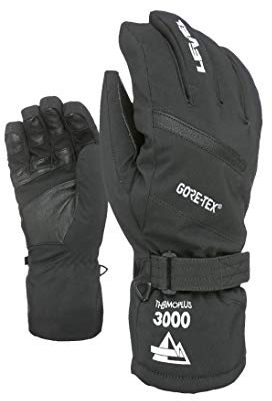 Level Evolution Gore-Tex - Snowboard Handschuhe, Thermohandschuhe Winter Herren mit Verstellbarem Riemen und Stulpe, Ski- und Winterhandschuhe Herren Wasserdicht, Atmungsaktiv für Snowboard - 1 Paar