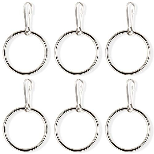 Hobicht - 6x Hochwertige Reißverschluss Hilfe, Verlängerung Reißverschlüsse an Hosen, Kleid, Kinder, Senioren, Menschen mit Behinderung, zipper pulls Anziehhilfe (Silber)