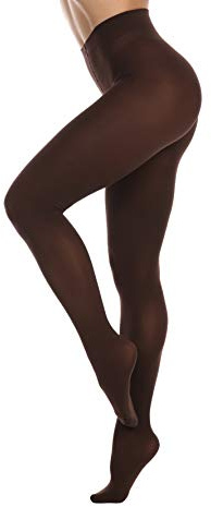 EVERSWE Women's 80 Den Soft Opaque Tight, Women's Tights (S-M, Brown)