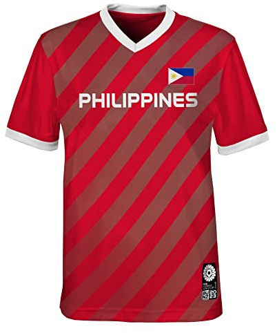 FIFA Unisex officiell 2023 dam fotboll värld kopp vuxen team, filippines t-shirt (1-pack)