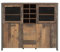RASANTI Highboardvitrine ca. 150 cm breit Clif von Forte Old-Wood Vintage/Beton