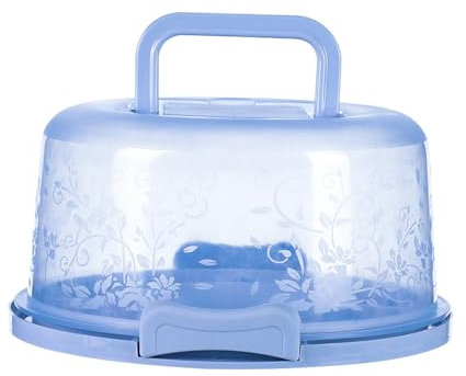 Hsthe Scatola per Il Trasporto della Torta di Mare, Contenitore per Torta Rotondo, Contenitore per Torta, per Torte, Crostate di Uova, Pane, Conservazione di Snack