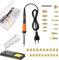 Kit de fallas de soldadura de inserto roscado Mintion, soldador de 90 W con control digital de temperatura, inserciones roscadas M3 para impresión 3D, fallas de soldadura M2-M8, accesorios de