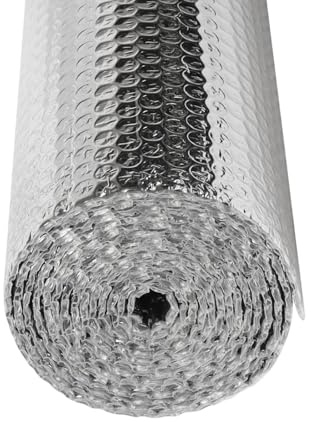 Snorvixre Película térmica adhesiva automática para tejados de invernadero, lámina de aluminio resistente al calor, protección contra la radiación, adecuada para jardín casero, refrigeración