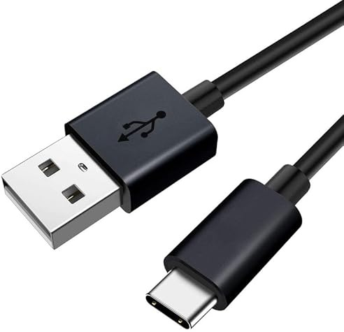 Guy-Tech USB-C-laddningskabel för WopkDupk-pannlampa, uppladdningsbart 1 200 mAh batteri, DC 5 V, USB typ C, ersättning strömförsörjning, laddningskabel