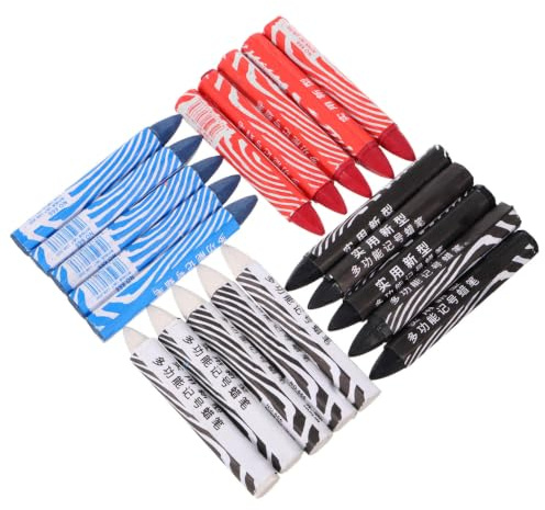 NIYANGLE 5 Piezas Tiza para Reparación de Neumáticos, Crayón para Neumáticos de Cera, para Rueda de Coche, Resistente al Agua, para Marcar Daños en Superficies Mojadas y Secas,