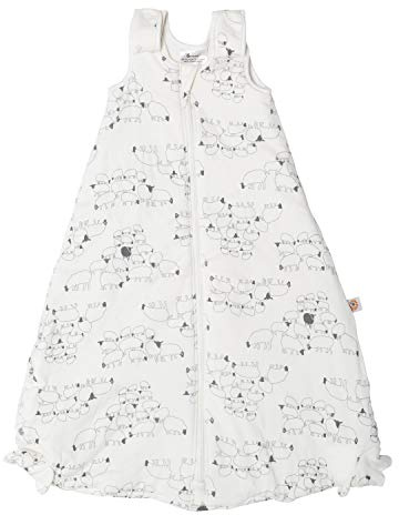 Ergobaby Saco de Dormir Bebe, Algodón, dormir invierno - TOG 2.5, Sheep, 83.5 96.5 cm, 18 36 Meses