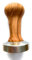 VIA CREMA Kaffee Tamper. Siebträger Tamper. Made in Italy By Motta Espresso Tamper 51 mm (Tamper 51mm, Olive Wood) Kaffeemaschine Siebträger Zubehör