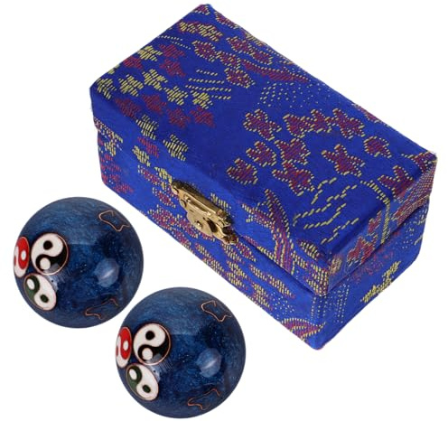 Anneome 2piezas Balonmano Fitness Yin Yang Balones De Ejercicio Para Personas Mayores Balones De Mano Para Ejercicios De Mano Para Masaje Muscular y Fitness Casa