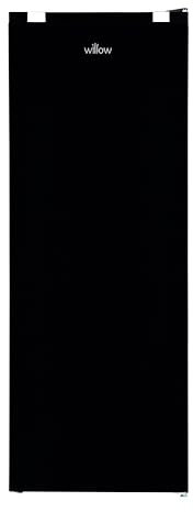 Willow WTL55B 241L Freestanding Tall Larder Fridge with Mark-Proof Finish, Adjustable Thermostat, 2 Year Manufacturer’s Warranty - Black