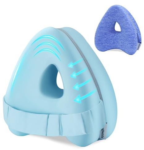 Knee Pillow,Memory Foam Leg Pillows for Sleeping on Side with 2pcs Pillowcases,Side Sleeper Knee Pillow for Hip Pain Relief Hip & Back Pain Ergonomic Alignment Pillow Cushion Between Legs for Bed