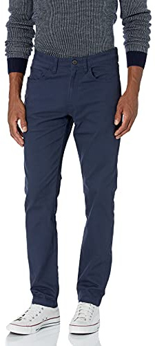 Amazon Essentials Homme Pantalon Chino Stretch Confortable à 5 Poches Coupe Ajustée (Déjà Goodthreads)