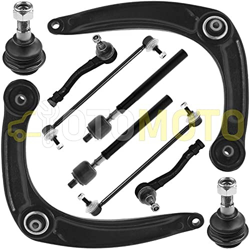 Kit bras de suspension avant compatible PEUGEOT 308 3008 5008 composé de 10 pièces