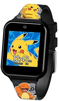 Nintendo - Kids Euroswan-Orologio intelligente Pokemon. (Calendario,Allarme,Cronometro,Foto,Video), Multicolore (POK4231)