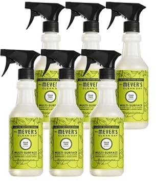 Mrs. MEYER'S CLEAN DAY Multi-Surface Everyday Cleaner, Pear Tree Scent, 16 Fl Oz (Pack of 6)