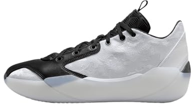 Air Jordan XXXIX Croix Basketballschuhe (FQ0213-100, Weiß/Schwarz/Dunkles Puderblau), Weiß/Schwarz/Dunkelpuderblau, 52.5 EU