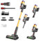 Nctoberows Cordless Vacuum Cleaner, 550W 45KPA Stick Vacuum with Touch Screen, Up to 50 Mins Runtime, Self-Standing Vacuum, Lightweight Vacuums for Hardwood Floor Carpet Car Pet Hair