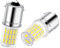 1156 P21W LED Lampadine Ba15s 12V 24V 45SMD Bianca 6000K, Per Auto Luce Retromarcia, Posteriori, Parcheggio DRL Marcia Diurna Freni Luci 2 Pezzi