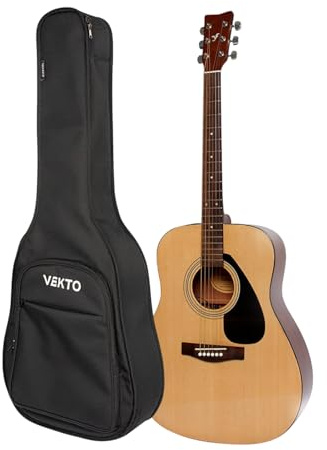VEKTO 43 Inch Acoustic Guitar Gig Bag for 41/42 Guitars,900D Waterproof Oxford,10mm (0.4) Padded Soft Case with Neck Strap,Reinforced Bottom,Dual Adjustable Backpack Straps,Black
