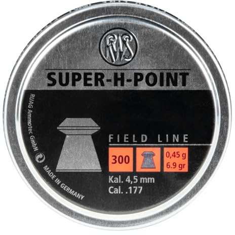Rheinisch-Westfalische 2317403 RWS Super-H-Point Air Gun Ammo .177 Field Line