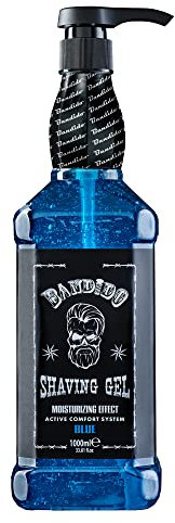 Bandido Shaving Gel Gel da Barba 1000ml (Red - Blue) (Blue)