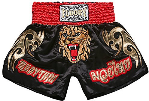 FLUORY Pantaloncini Muay Thai MMA per Arti Marziali e Kickboxing
