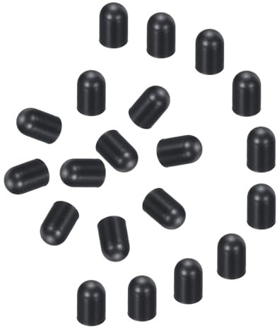 QUARKZMAN 60pz Punte di Penna Stilo di Ricambio 4,5mm Penne Schermo Tattile Capacitive Conduttive Punte in Gomma Siliconica, Nero