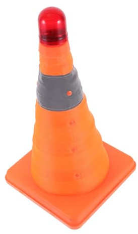 Holibanna Señal De Advertencia De Cono De Tráfico Luz Led Cono De Seguridad Vial Reflectante Para Uso Carreteras y Formaciones De Conductores