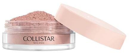 Collistar Impeccabile Cipria Trasparente Fissante in Polvere Libera, Texture Setosa e Ultra-fine, Finish Luminoso, Lunga Tenuta, Formula Traslucida No Rilascio Colore, 10 gr