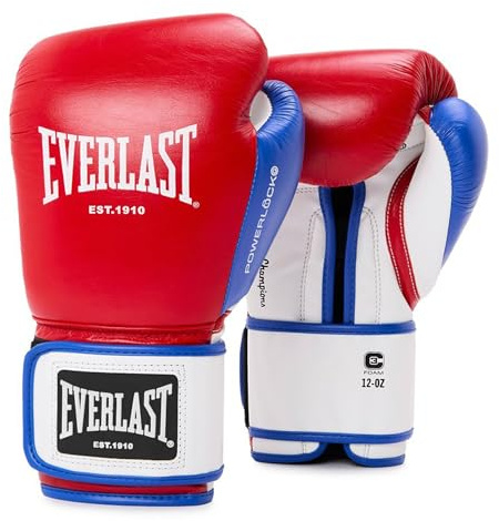 Everlast Powerlock OG Advanced 14oz Boxing Gloves (Red/White)