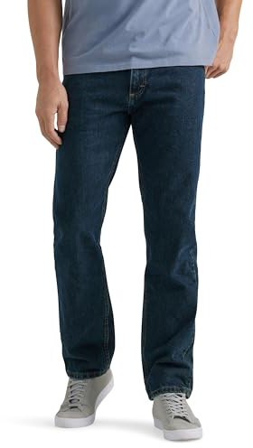 Wrangler Authentics Men's Classic 5-Pocket Relaxed Fit Cotton Jean, Storm, 38W x 32L