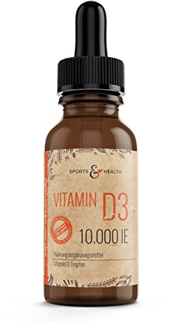 Vitamin D3 Tropfen 10.000 IE - Hochdosiert - Vitamin D3 Depot - Vitamin D Tropfen Hochdosiert - Tropfen mit dem D3 Vitamin, Cholecalciferol, Vitamin D3 Tropfen hochdosiert, Vitamin D Öl, Vitamin D3 Öl