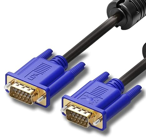 VGA-Kabel Monitorkabel, Computermonitorkabel, Stecker auf Stecker Adapterkabel, Vergoldetes Displayport Kabel Kompatibel Mit Projektoren, HDTVs, Displays Laptop (1,5 M)
