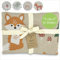 nidito Hochwertige Bio Babydecke Baumwolle Beige Fuchs - 100% GOTS Bio-Baumwolle - 80x100 cm - herrlich weich | Babydecke Mädchen Junge | Baby Wolldecke | Kuscheldecke | Baby-Geschenk zur Geburt