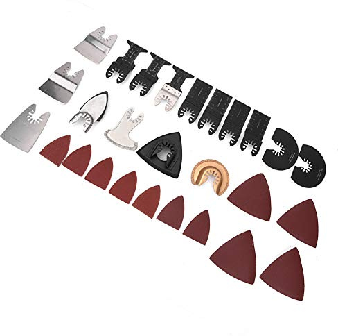 Lame Utensile Multifunzione Set di 70 Pezzi Accessori per Utensili Oscillanti Multitool Lama per a Oscillazione per Fein ecc.