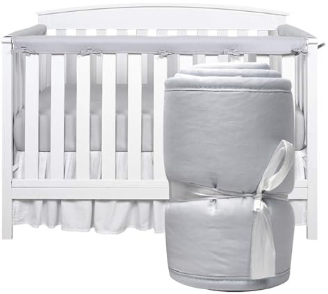 nestchen babybett umrandung, 3 Stück bettumrandung babybett Deckschutzschutz für das Kauen von Kinderkranken Nächte Schützenpolsterpolsterpolsterpolster