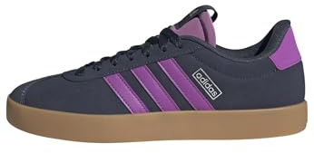 adidas Women's VL Court 3.0 Shoes, Shadow Navy/Purple Burst/Silver met., 5.5 UK