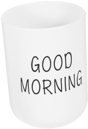 IMIKEYA Vaso De Plástico Irrompible para Cepillos De Dientes y Enjuagues Bucales Diseño Minimalista Textura Mate Uso Multifuncional para Maquillaje y Almacenamiento Fácil De Limpiar