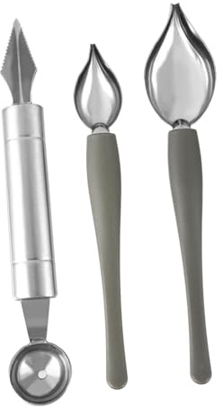HOMOBABE Juego de Herramientas de Repostería Cucharas Decorativas Inoxidable para Salsa Decoración de Pasteles y Presentación de Platos Utensilios de Cocina para Eventos y Buffet