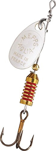 Cuiller Tournante A Palette Ovale - Mepps Aglia N°4-9G - Argent