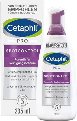 Cetaphil Pro Spot Control Deep Pore Cleaning Foam, 235