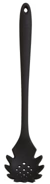 GIR: Get It Right GIRSNP311BLK - Cuchara de espaguetis de silicona premium, color negro