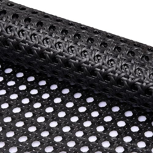 Rollo de cincha de ratán de bastón de plástico, ratán de cincha de bastón, cincha de malla de bastón, hoja de cincha de caña prensada de ratán, para manualidades, muebles de silla, 2 m x 50 cm