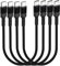 SUMPK USB C auf Micro USB Kabel 30cm 4-pack, Short Micro USB auf Typ C Adapterkabel geflochten, OTG 480Mbps Datenübertragung USB C auf USB Micro kompatibel mit Samsung Galaxy S7 S6, MacBook Pro